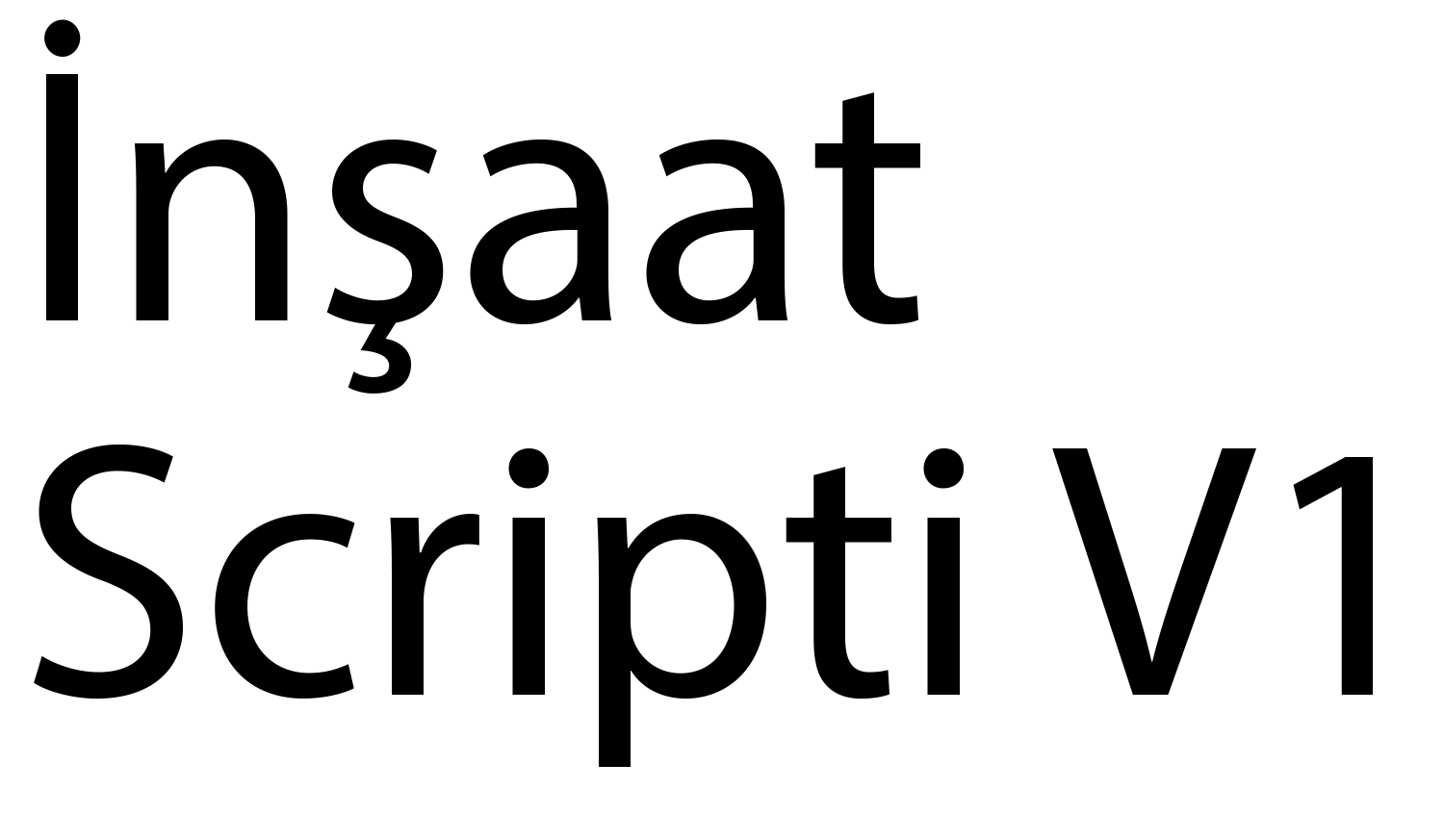 İnşaat Scripti V1